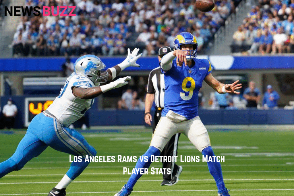 Los Angeles Rams vs Detroit Lions Match Player Stats