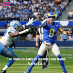 Los Angeles Rams vs Detroit Lions Match Player Stats