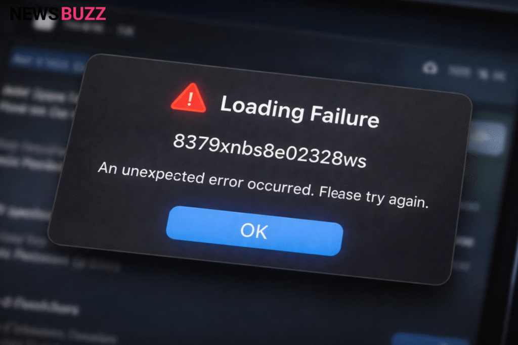 8379xnbs8e02328ws Loading Failure
