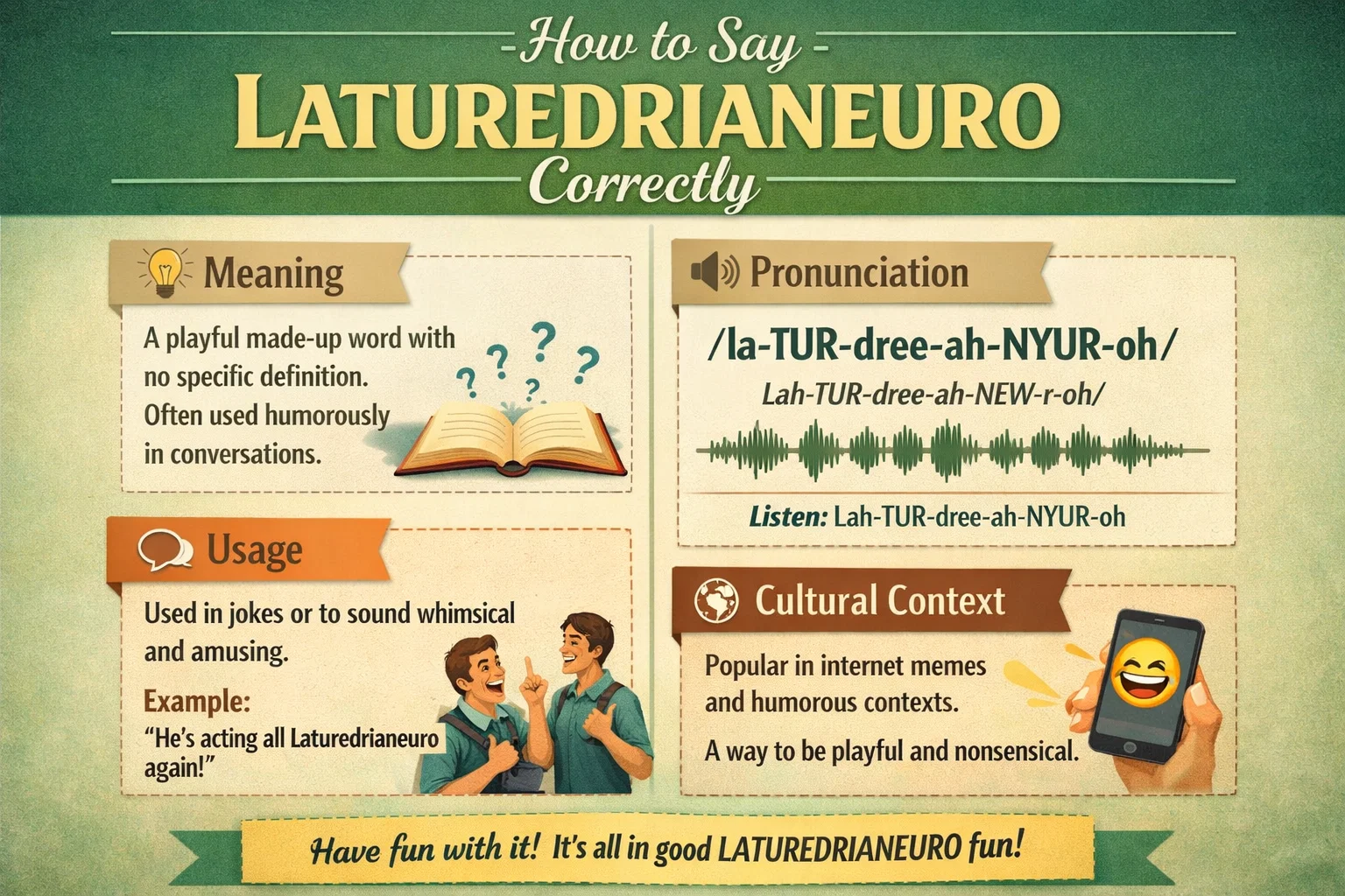 How to Say Laturedrianeuro