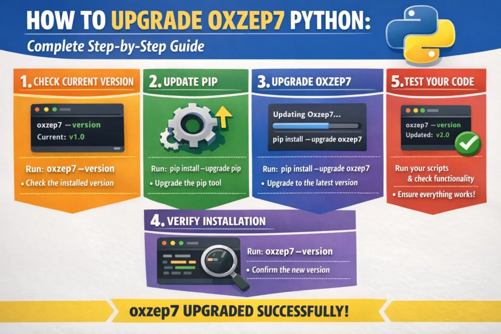 Upgrade Oxzep7 Python
